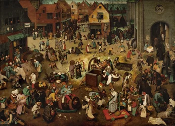 Walka karnawału z postem, 1559